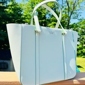 Kate Spade Newbury Lane Briar Tote Light Olive Oil Saffiano Leather NWT